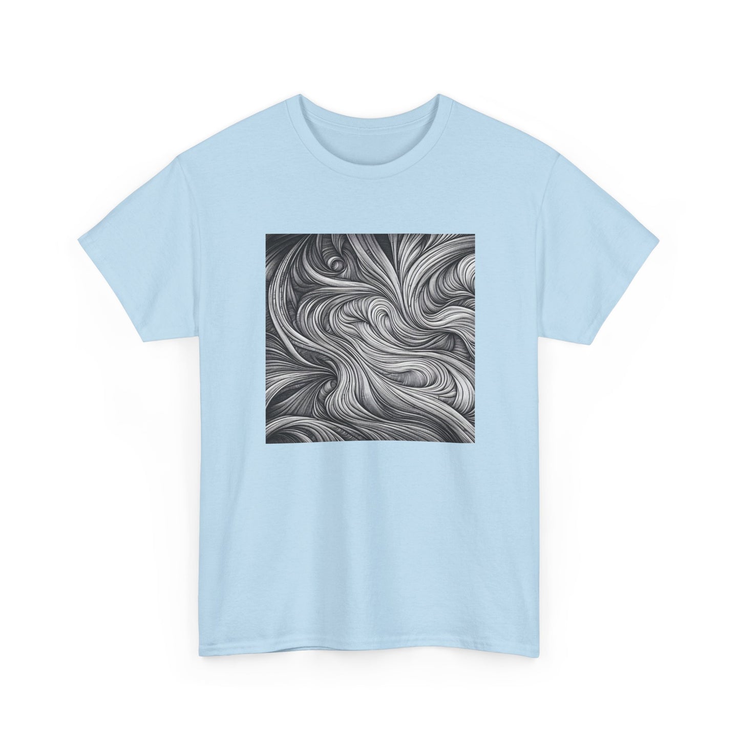 Flowing Lines: Art in Motion, Worn with Style T-Shirt