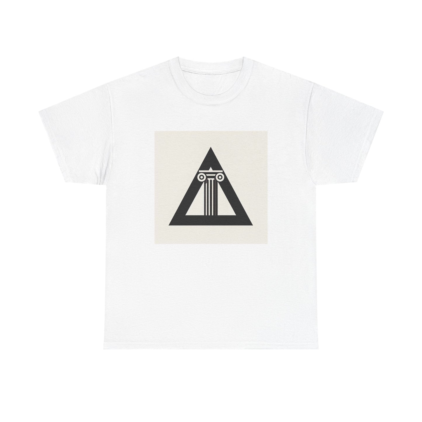 Timeless Pillars: Ancient Strength in Modern Frames T-Shirt
