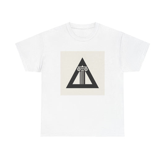 Timeless Pillars: Ancient Strength in Modern Frames T-Shirt