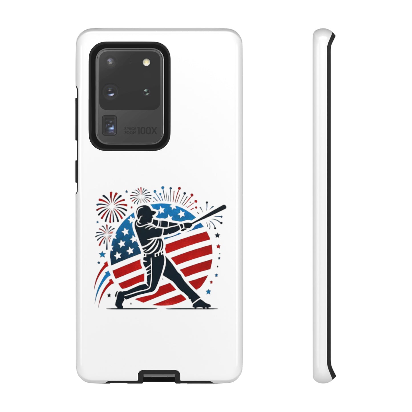 July 4th Baseball design Tough Cases