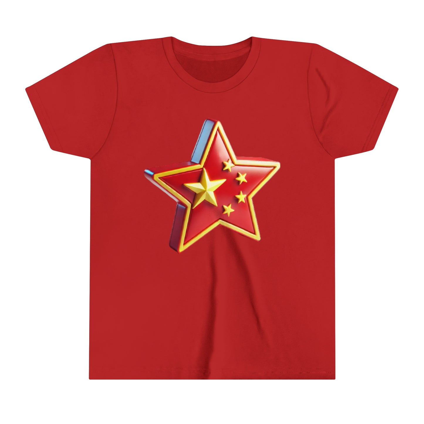 China flag Design(Youth Short Sleeve Tee)