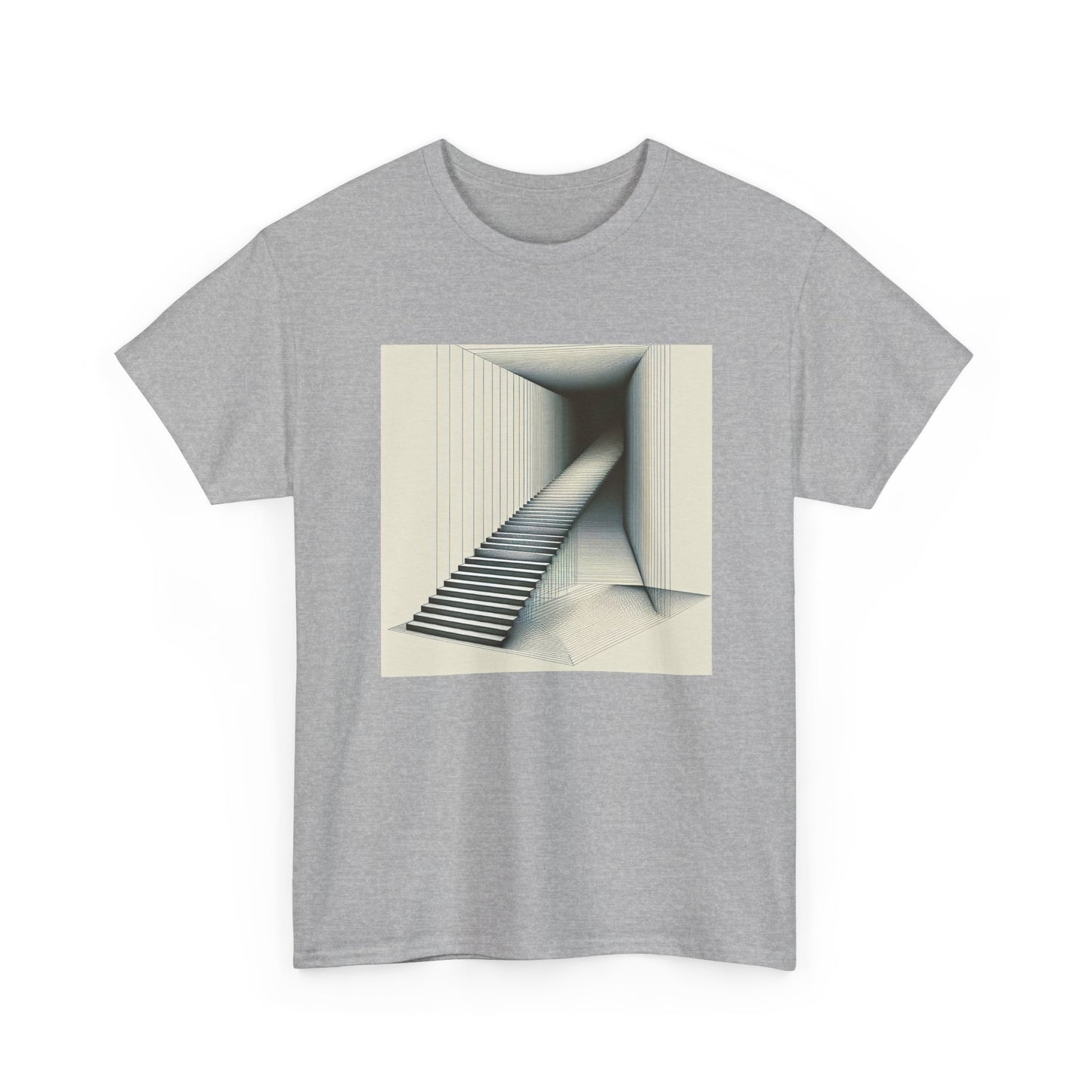 Steps into Shadows: Vector Voyage in Darkness T-Shirt