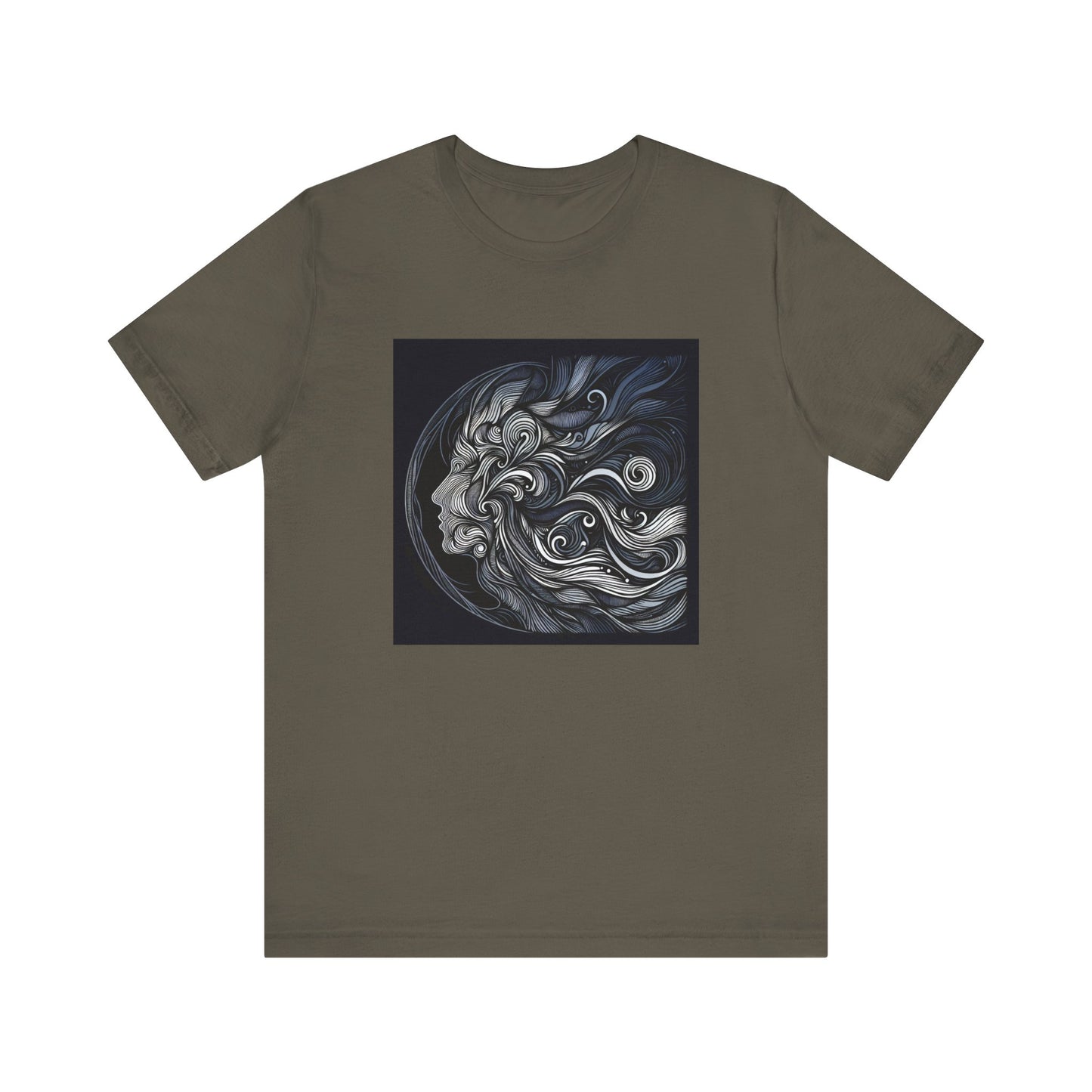 Flowing Lines: Wear Your Art in Motion T-Shirt