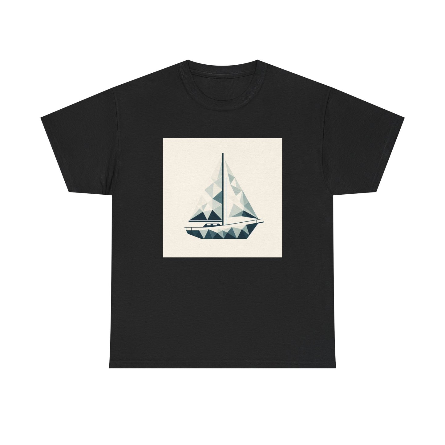 Sailing in Simplicity: Triangle Voyage Tee T-Shirt