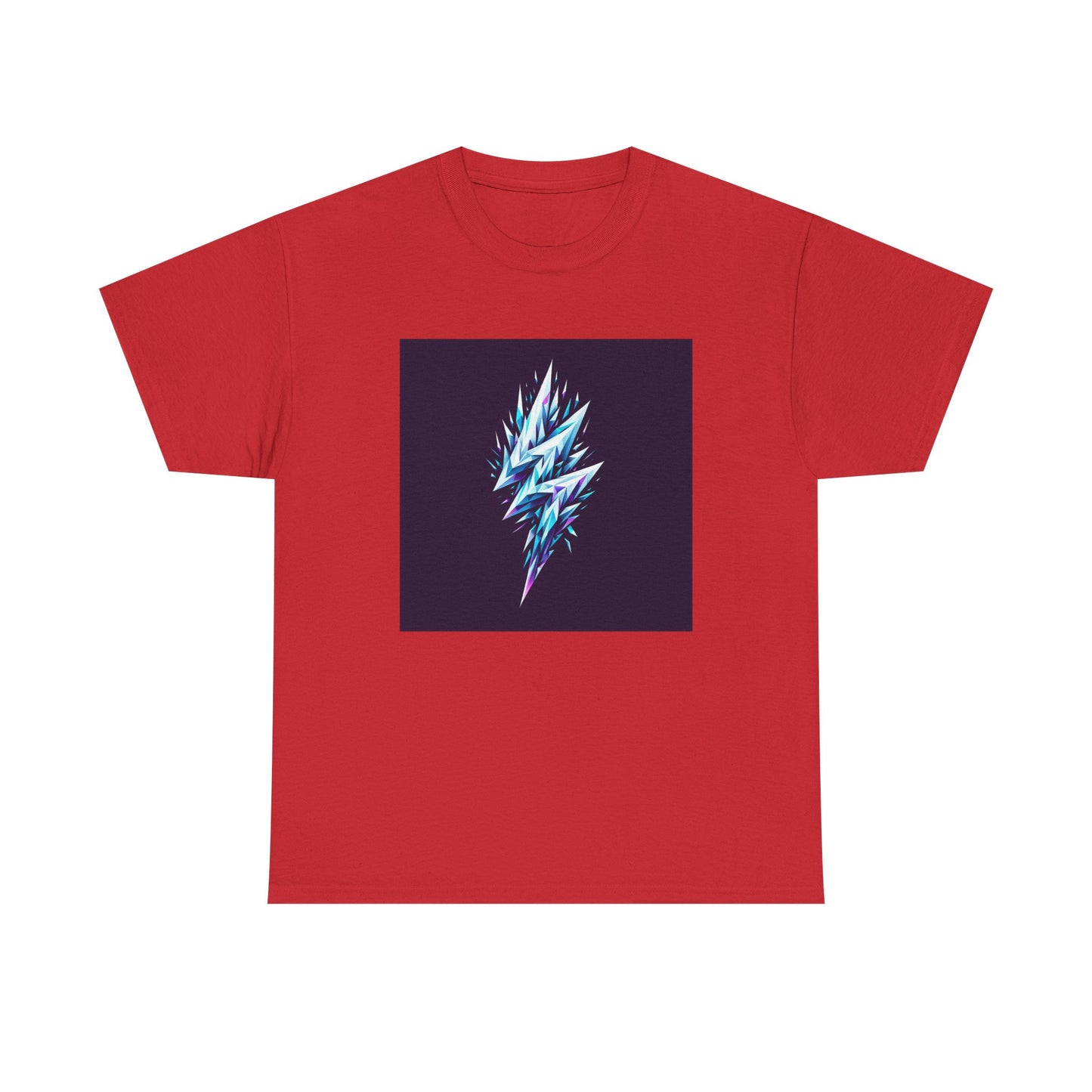 Shattered Thunder: Geometric Bolt Tee T-Shirt