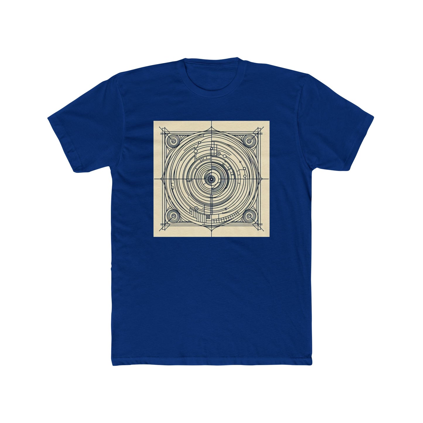 Spiral Symmetry: Geometry's Twirl on Your Tee T-Shirt