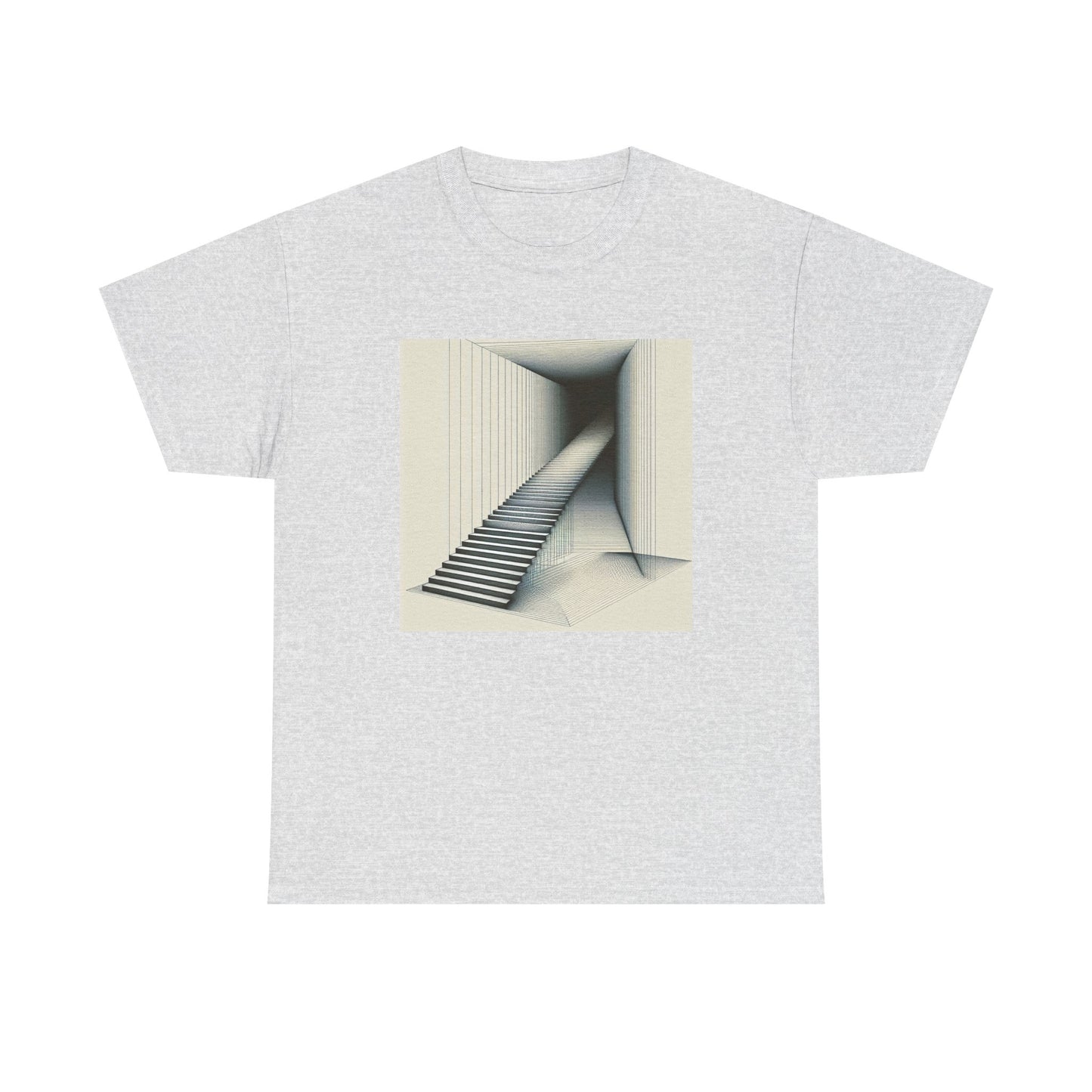 Steps into Shadows: Vector Voyage in Darkness T-Shirt