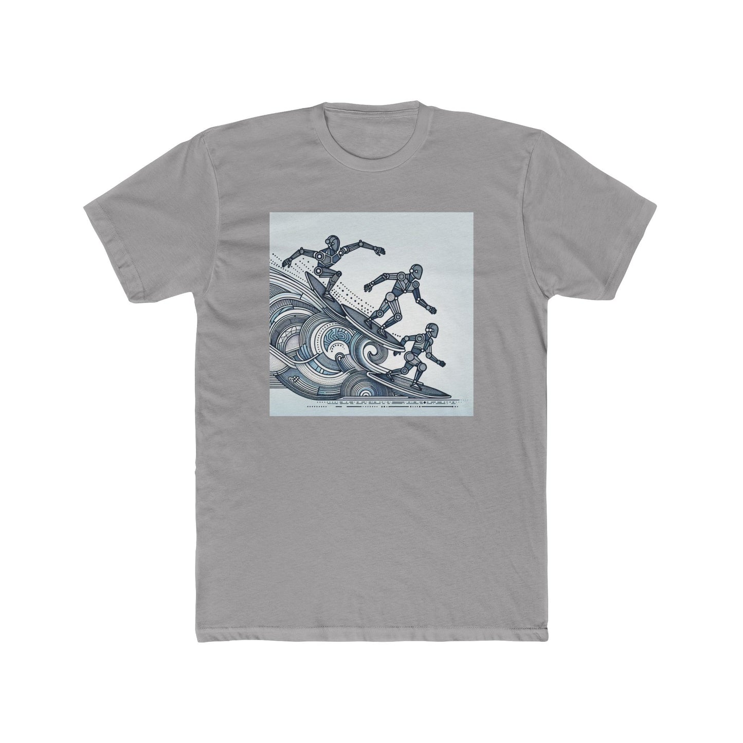 Robotic Rhythm: Dancing with Geometric Waves T-Shirt