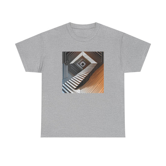 Ascend Forever: The Endless Orange Stairway Tee T-Shirt