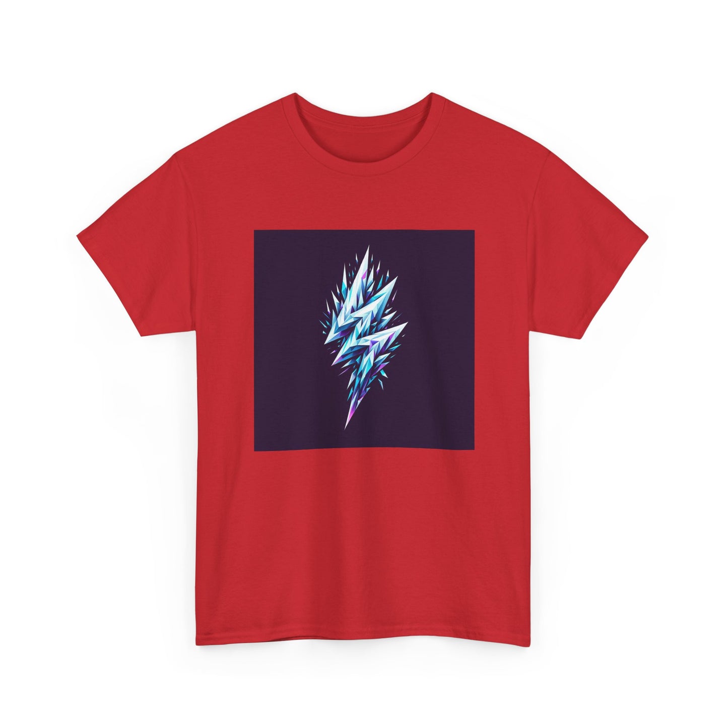 Shattered Thunder: Geometric Bolt Tee T-Shirt