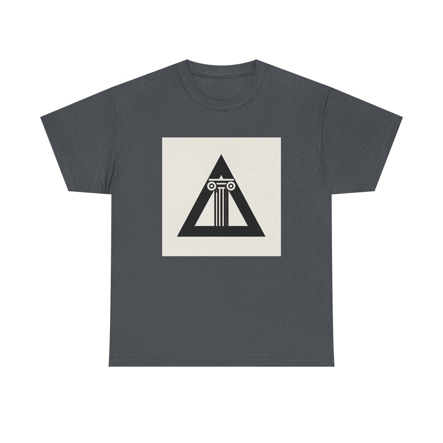 Timeless Pillars: Ancient Strength in Modern Frames T-Shirt