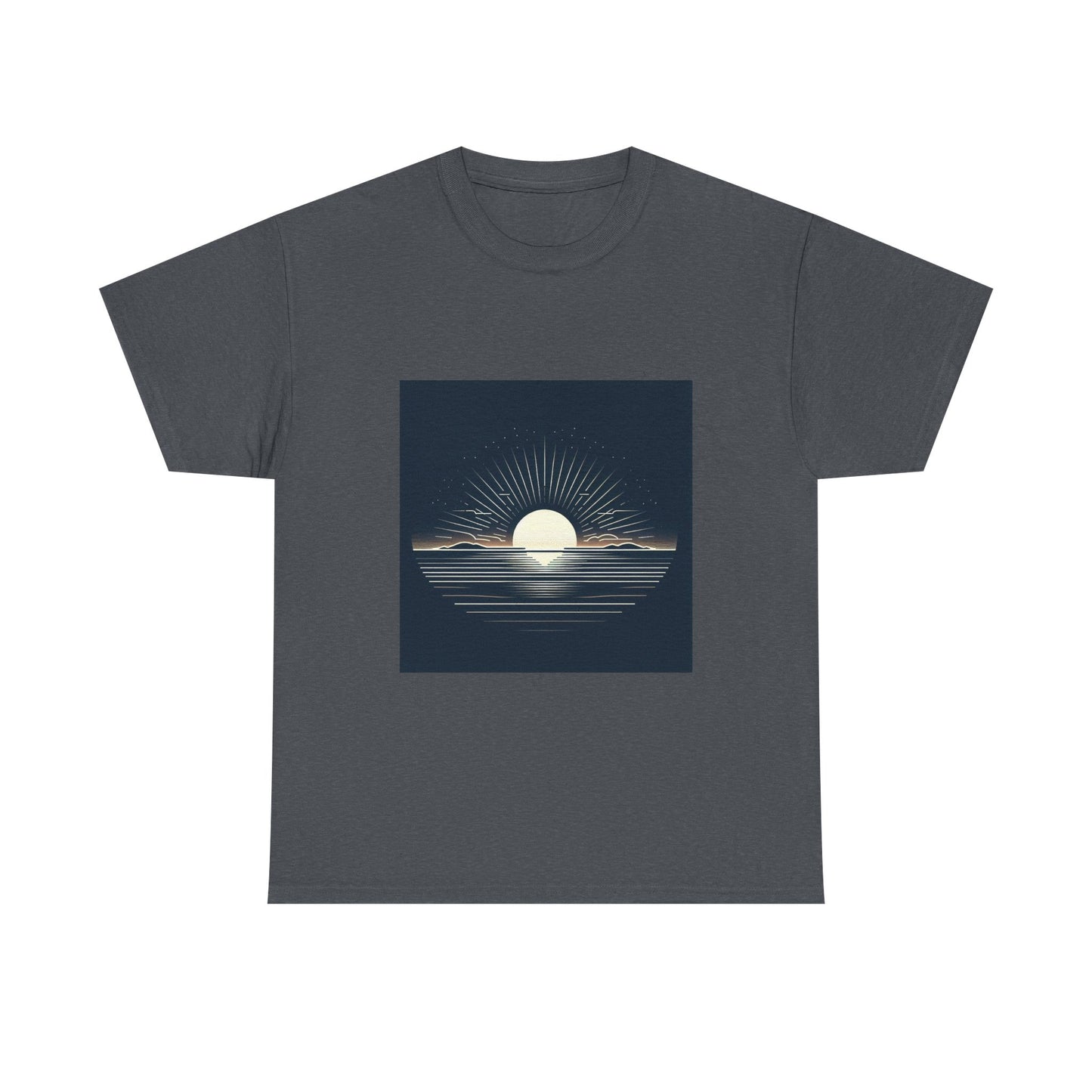 Rise and Shine: Horizon's Bold Vector Dawn T-Shirt