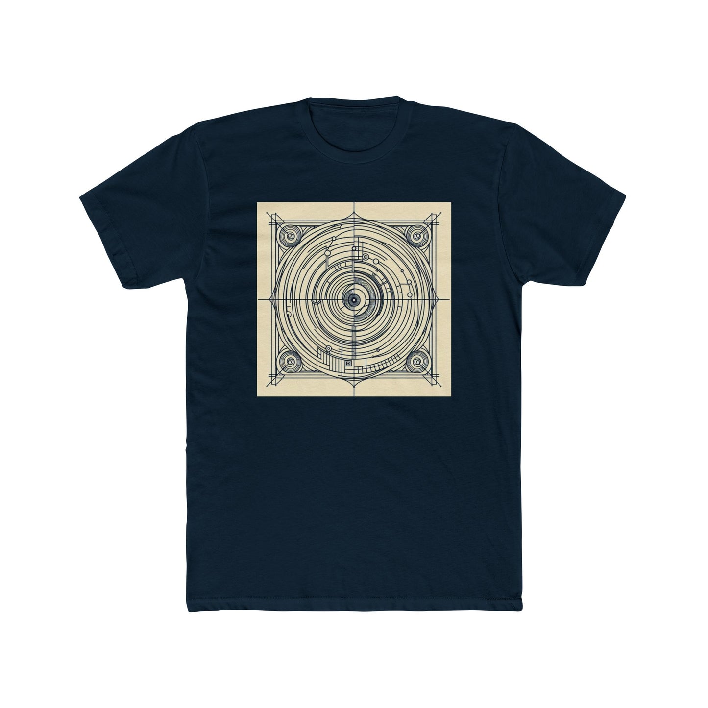Spiral Symmetry: Geometry's Twirl on Your Tee T-Shirt