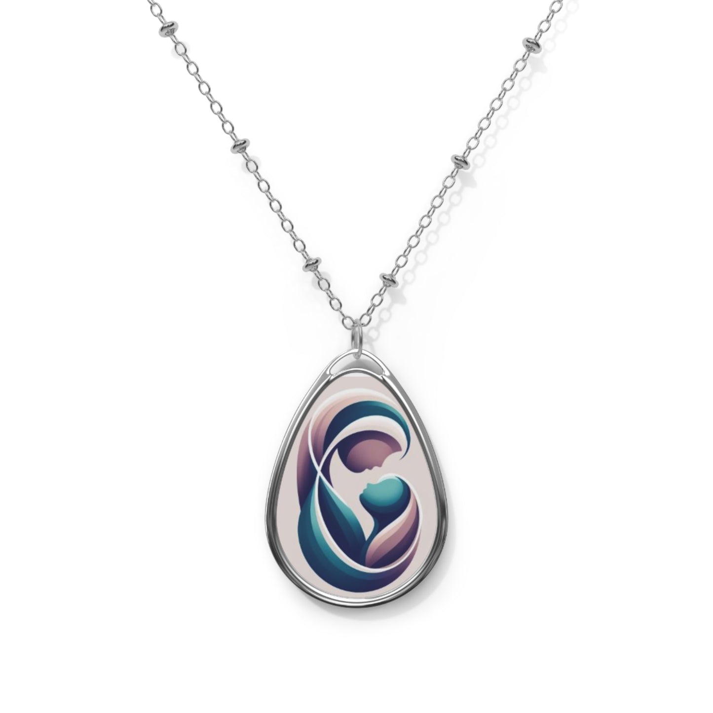 Mother's Day Design [Oval Necklace]
