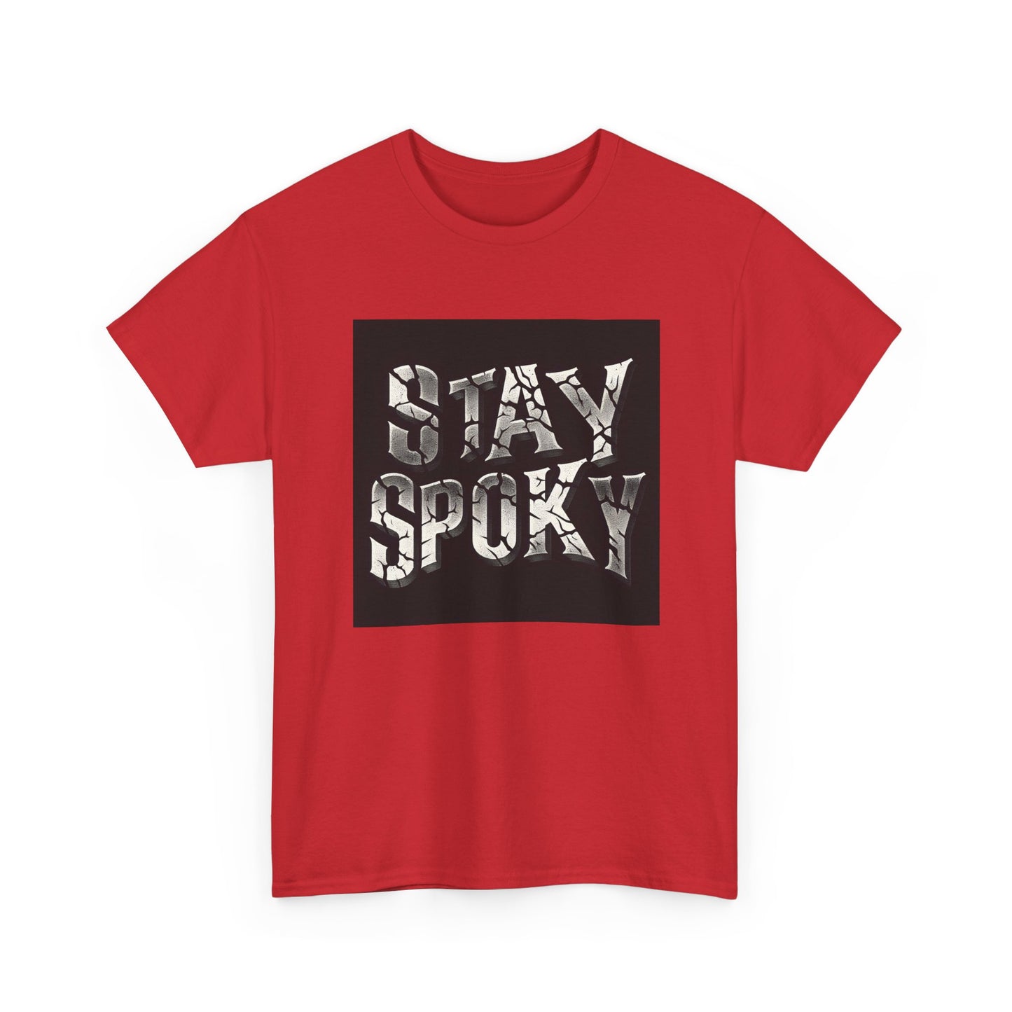 Stay Spooky: Cracked Stone Vibes in Style! T-Shirt