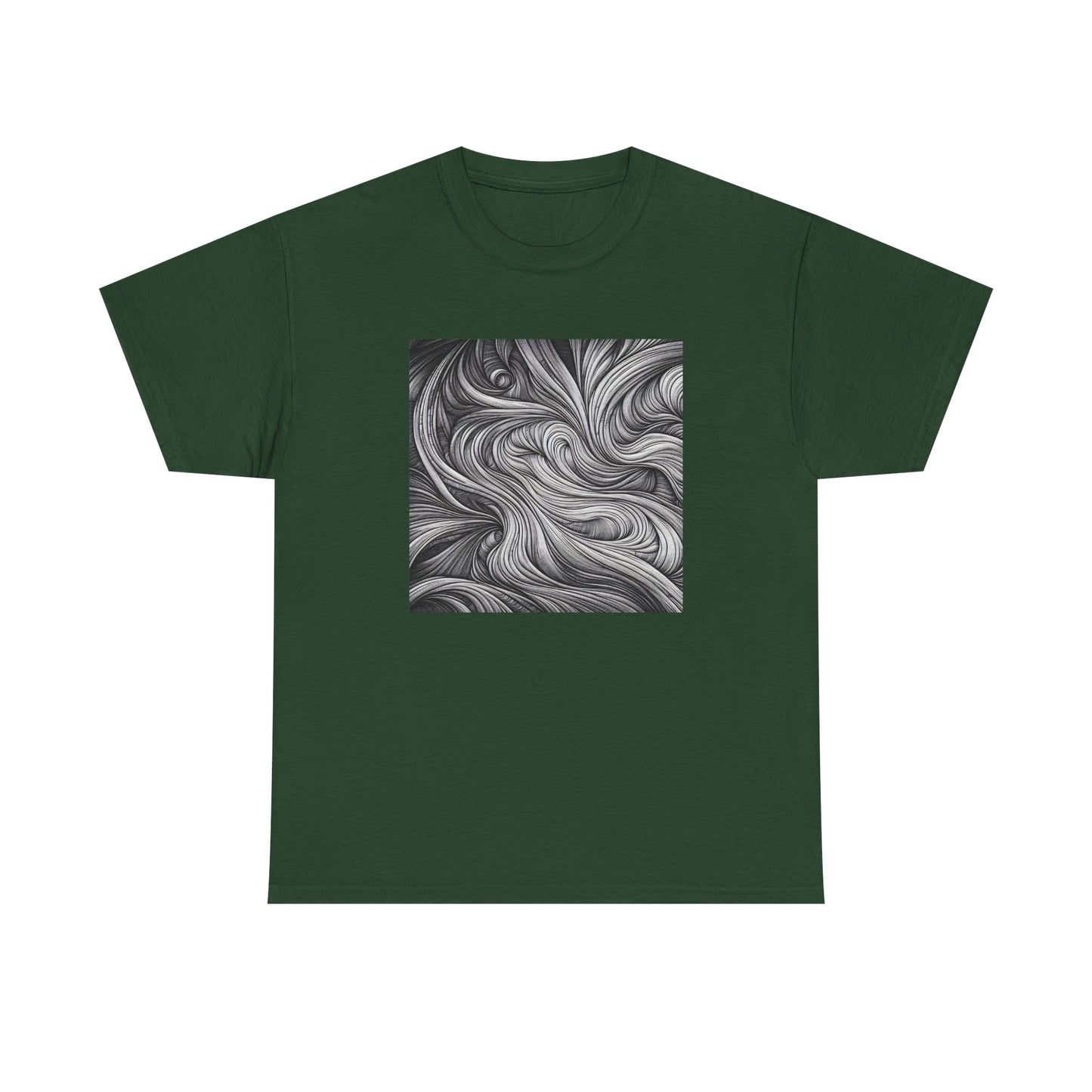 Flowing Lines: Art in Motion, Worn with Style T-Shirt
