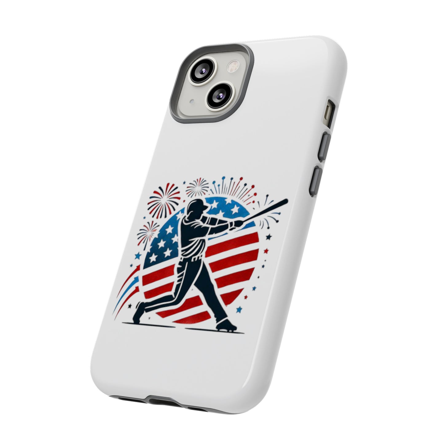 July 4th Baseball design Tough Cases