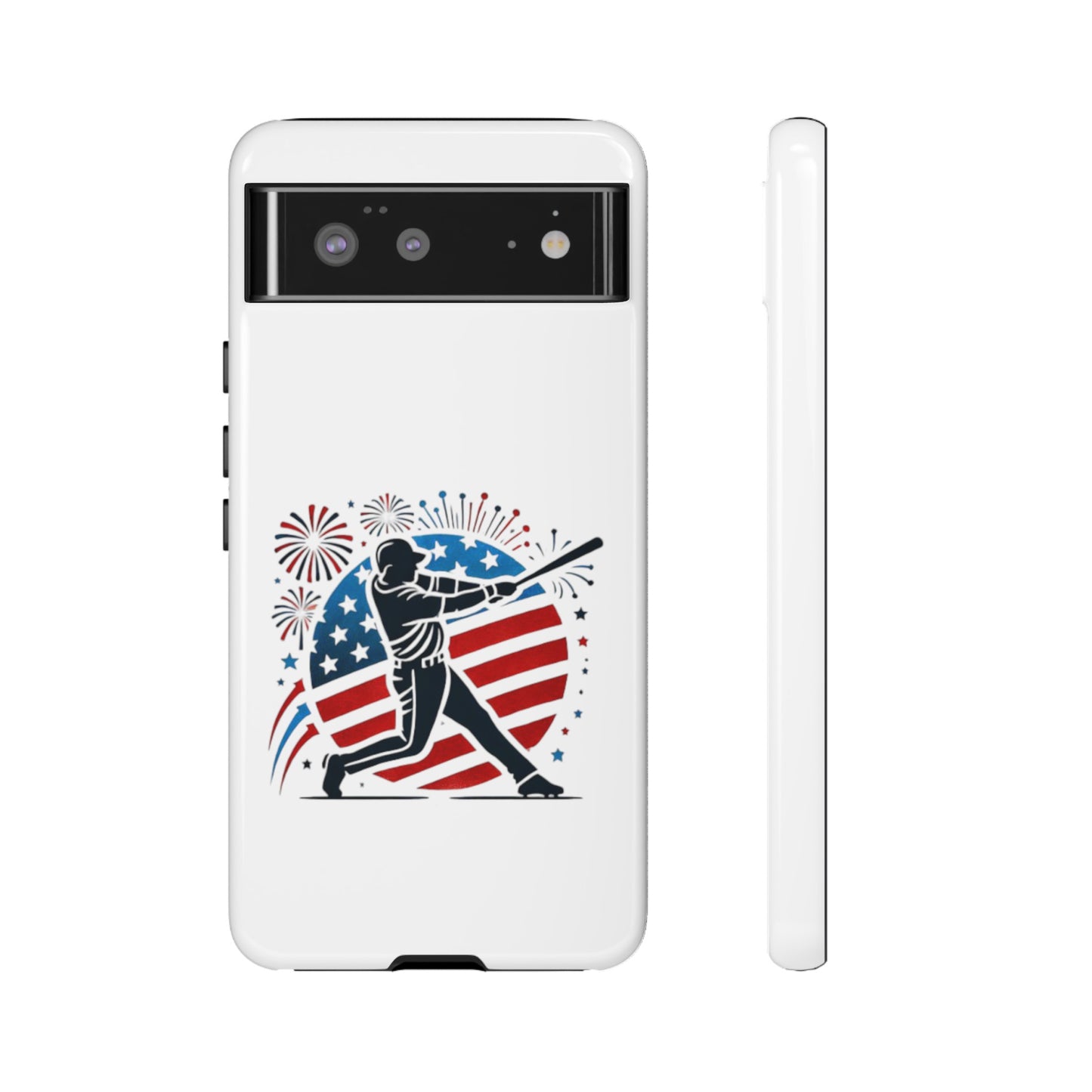 July 4th Baseball design Tough Cases