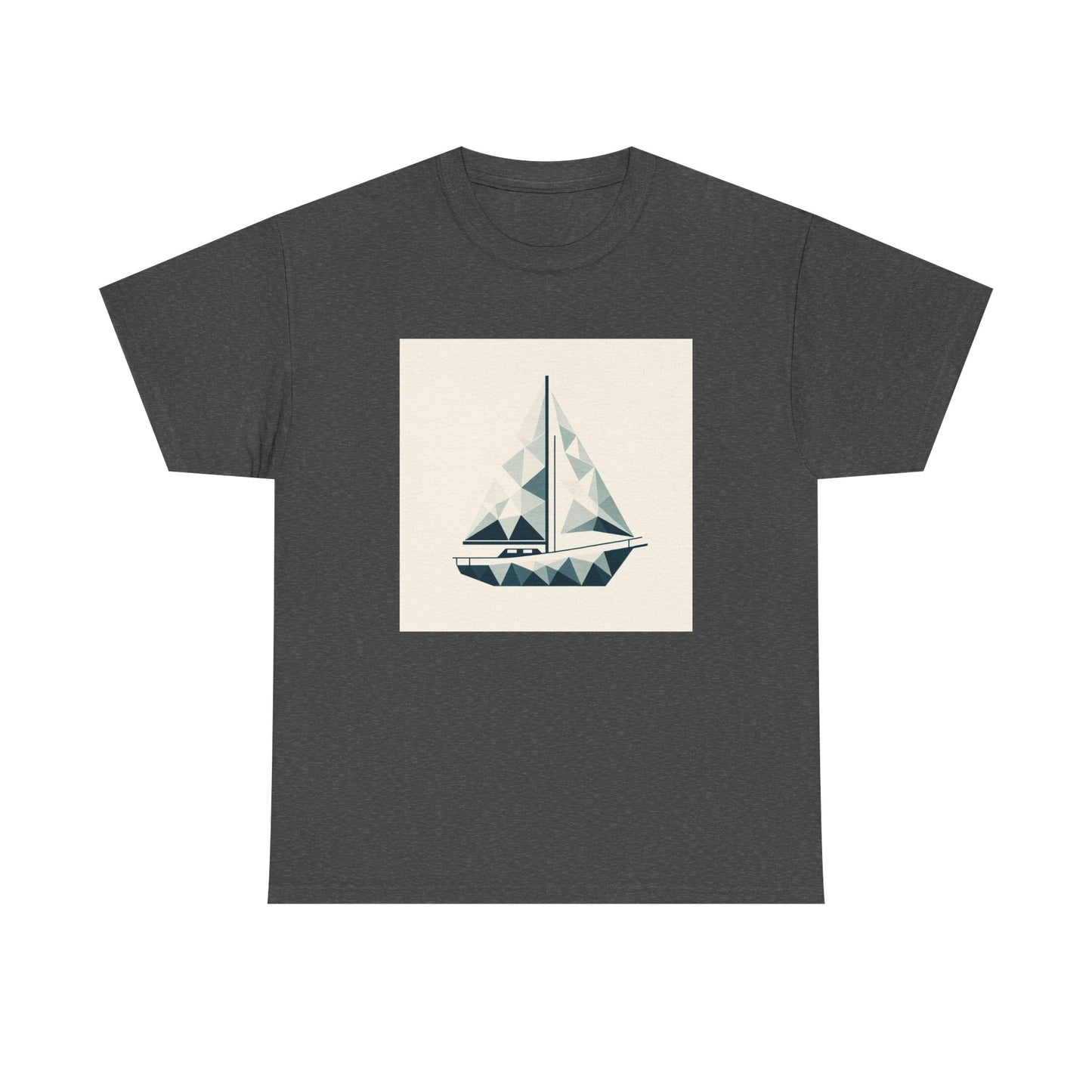 Sailing in Simplicity: Triangle Voyage Tee T-Shirt