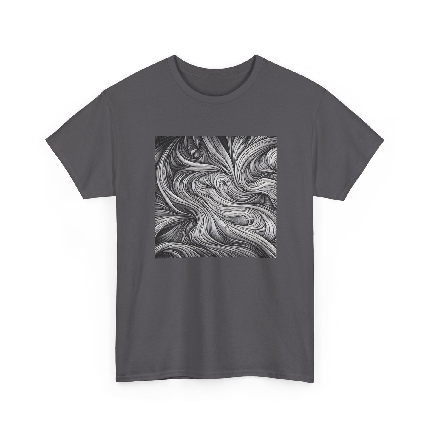 Flowing Lines: Art in Motion, Worn with Style T-Shirt