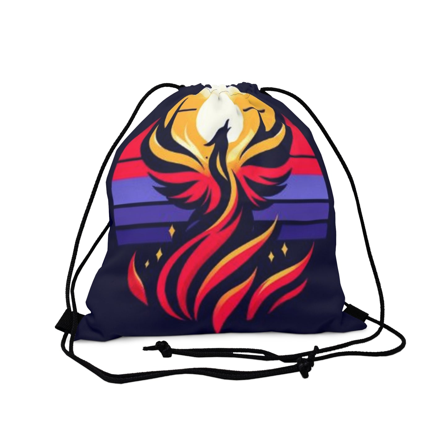 Artistic Flying Bird Design [Outdoor Drawstring Bag]