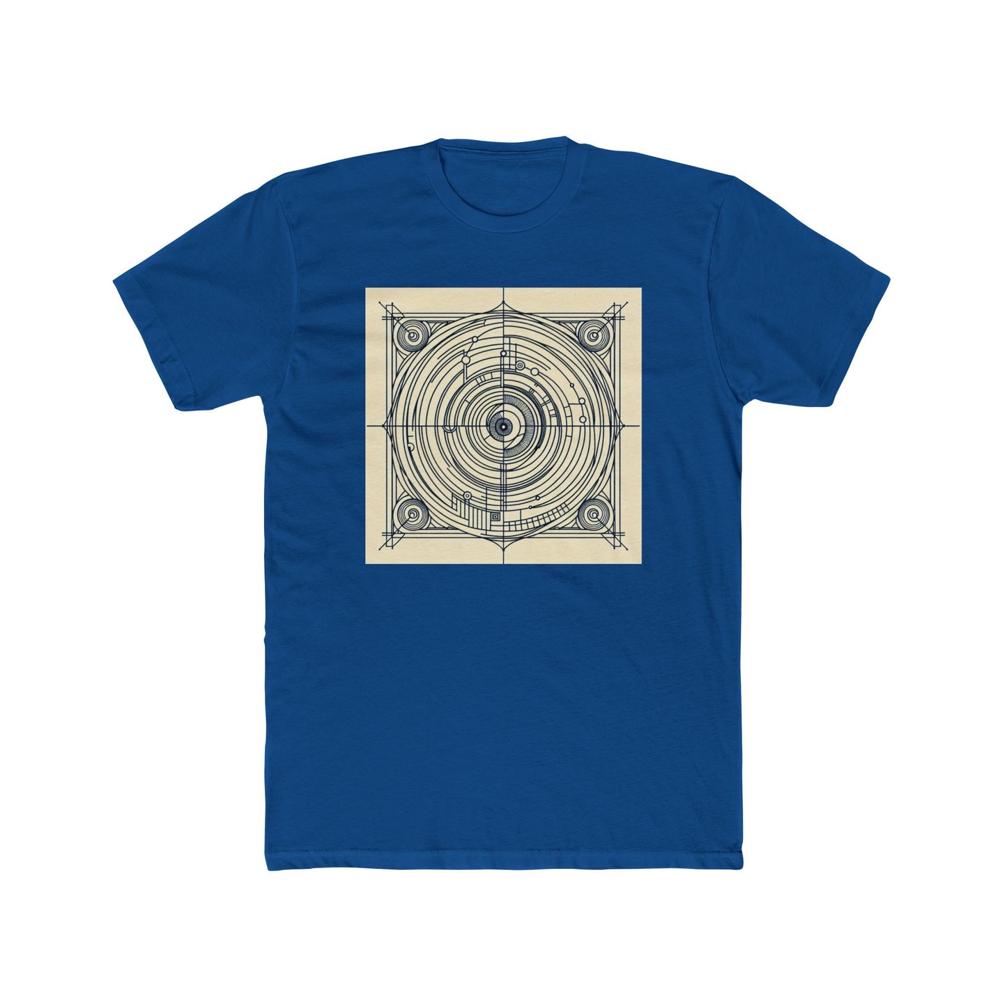 Spiral Symmetry: Geometry's Twirl on Your Tee T-Shirt