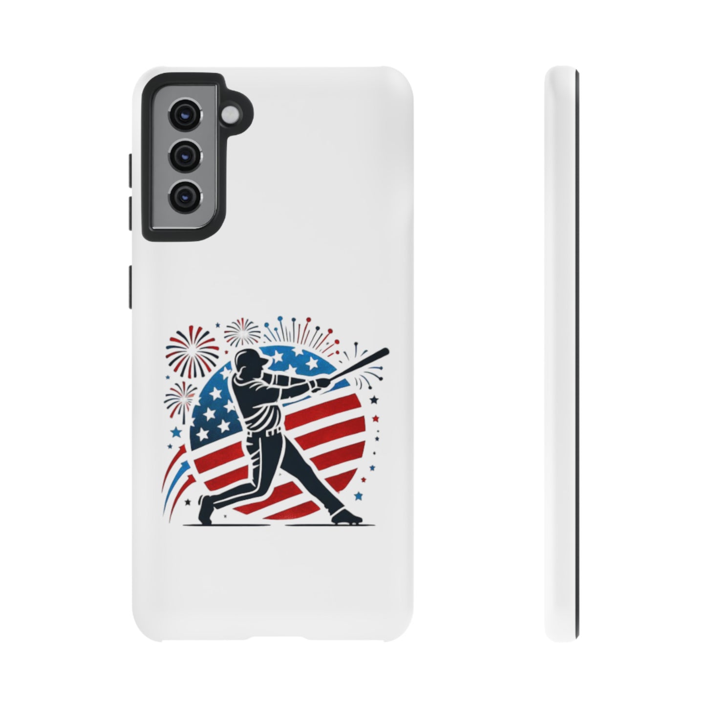 July 4th Baseball design Tough Cases
