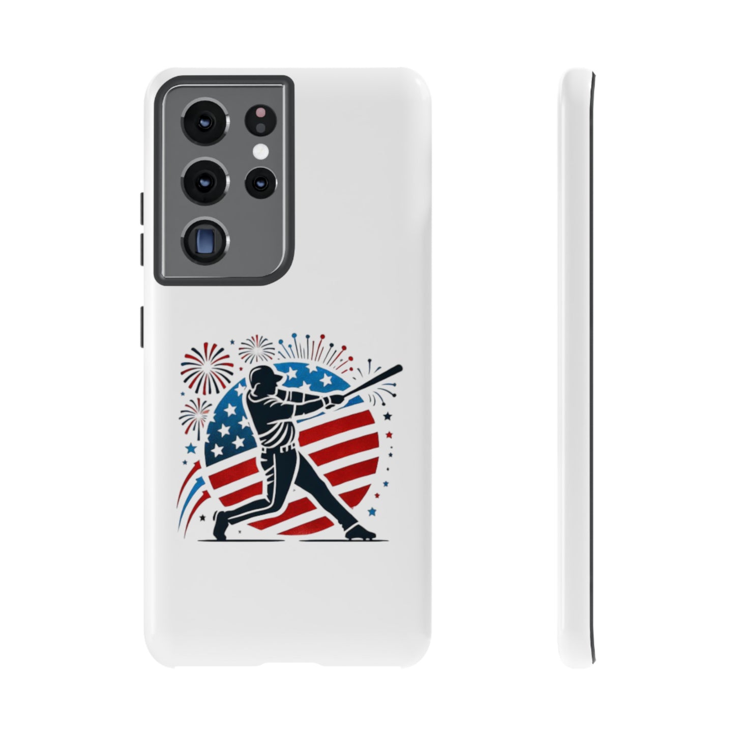 July 4th Baseball design Tough Cases