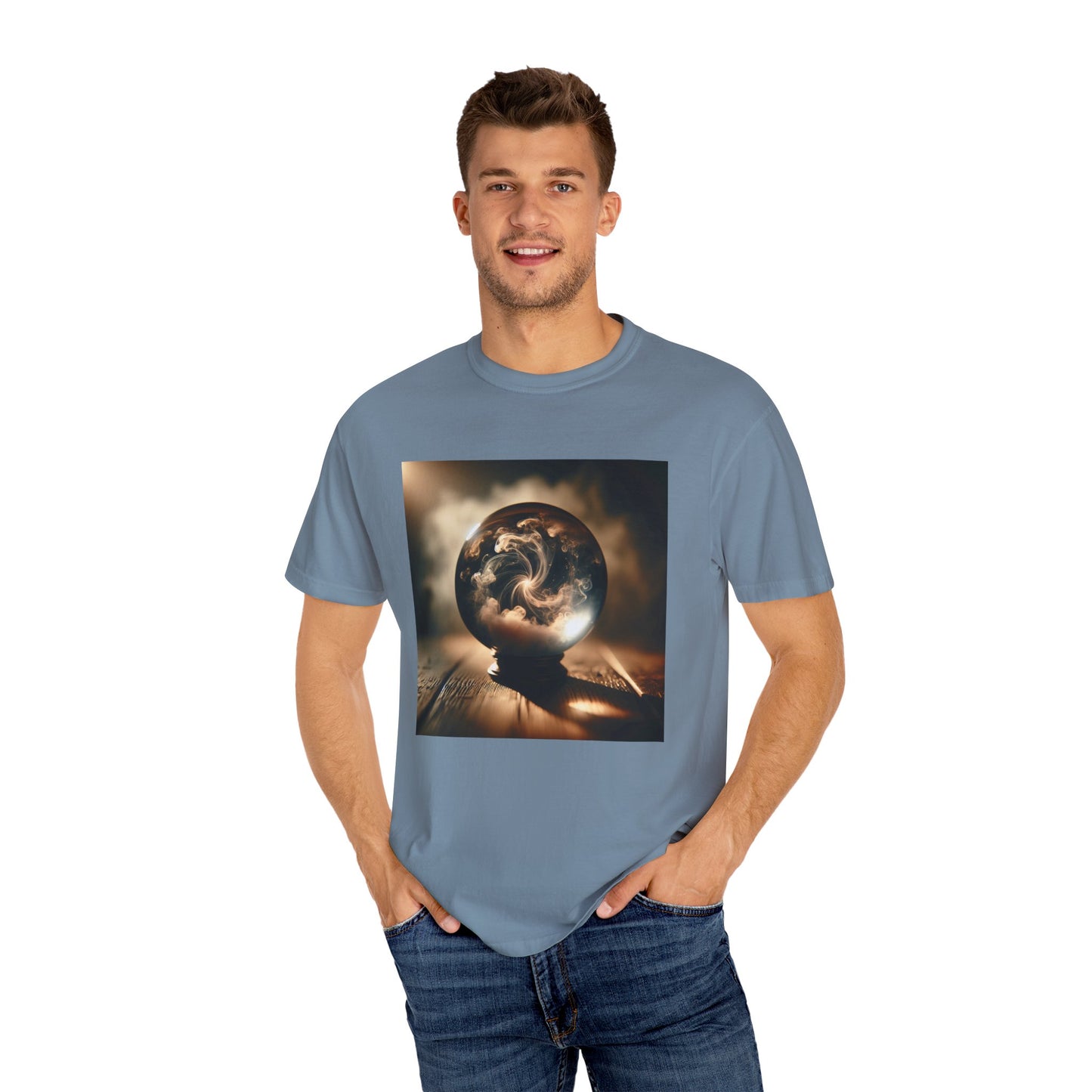 Enchanted Glimpse: Mystical Visions Swirling Within T-Shirt