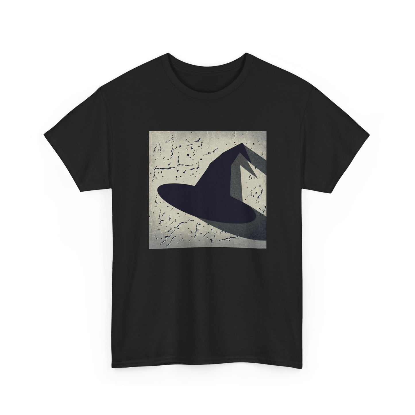 Whimsical Witchcraft: Shadows Cast on Textured Walls T-Shirt