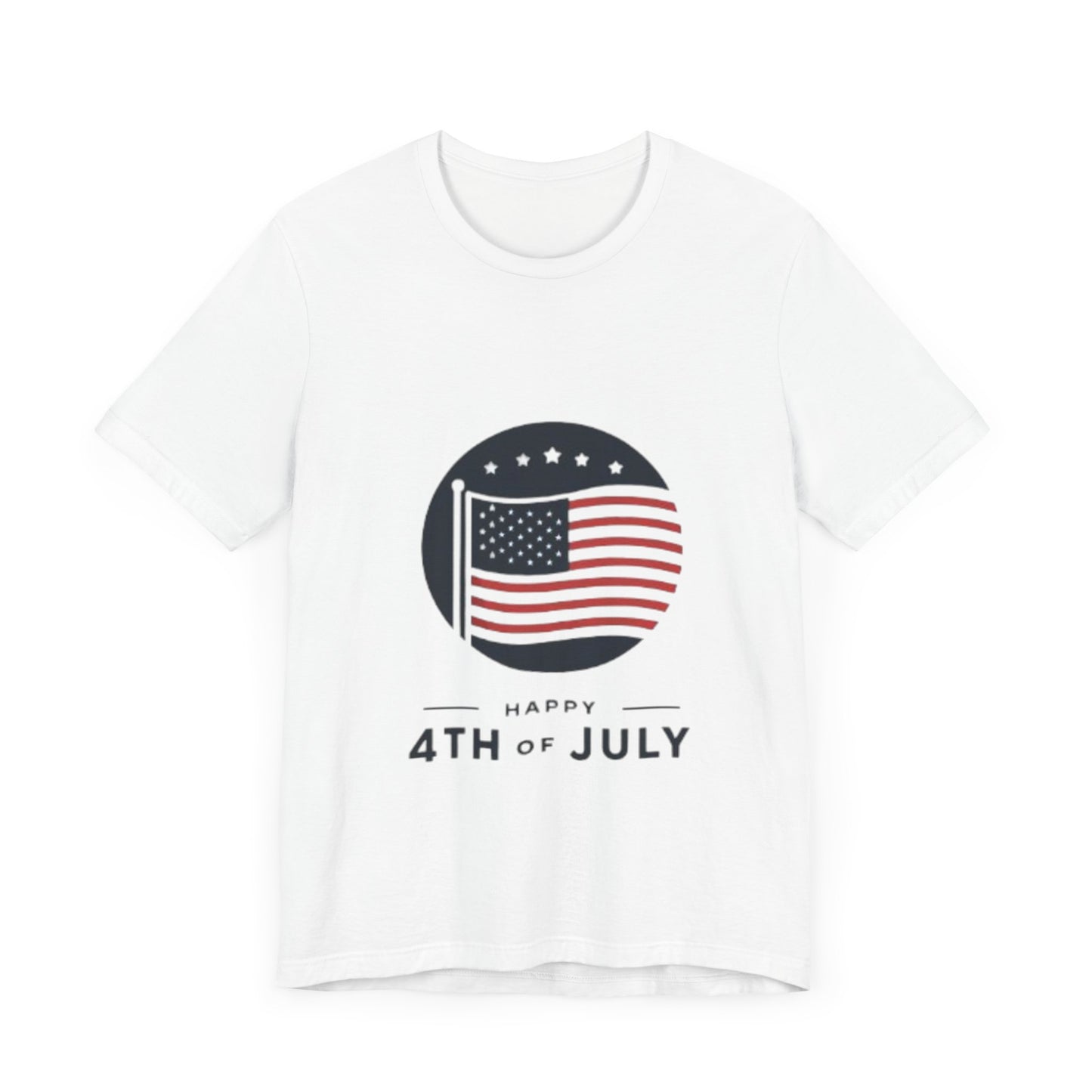 July 4th Indepence day Design [Unisex Jersey Short Sleeve Tee]