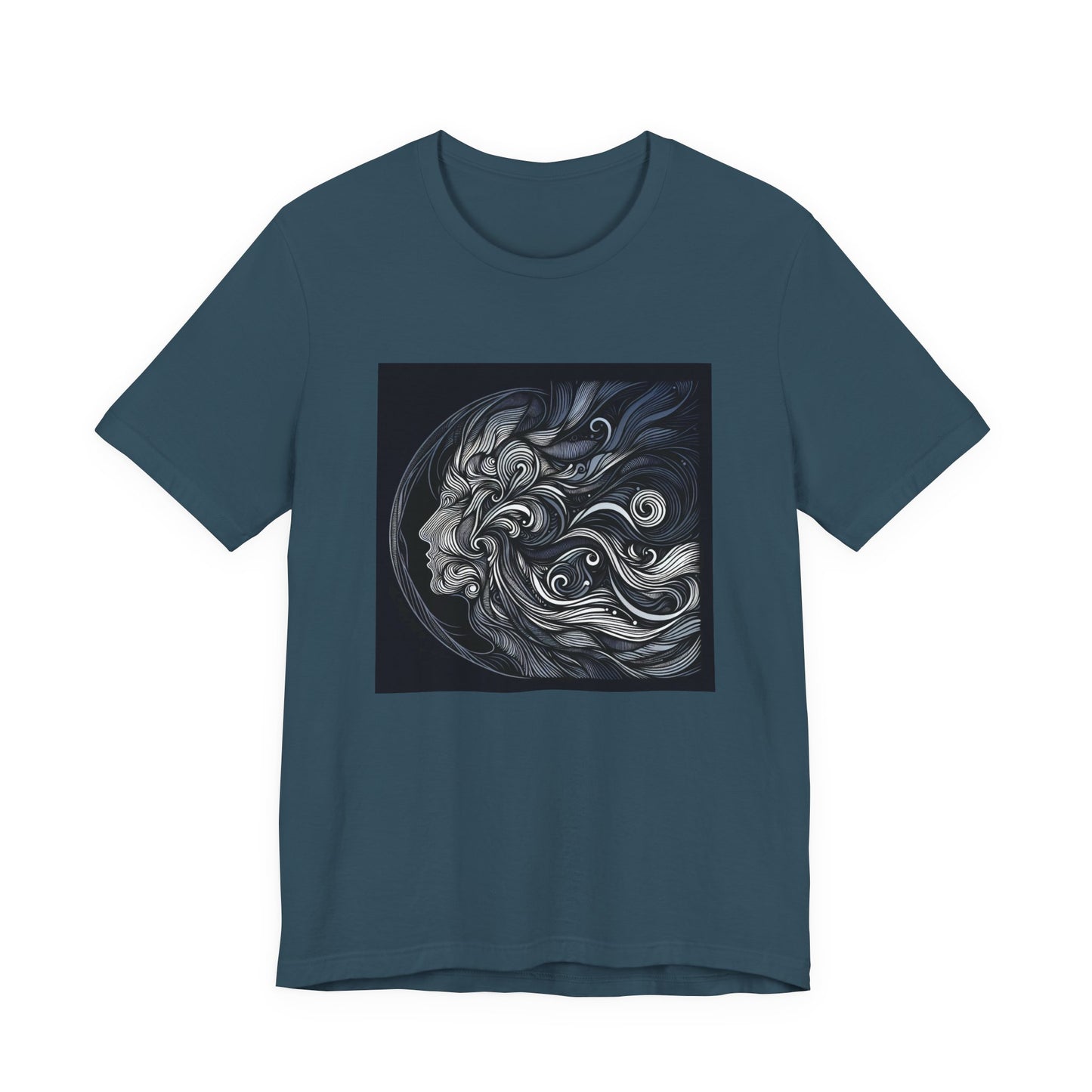 Flowing Lines: Wear Your Art in Motion T-Shirt