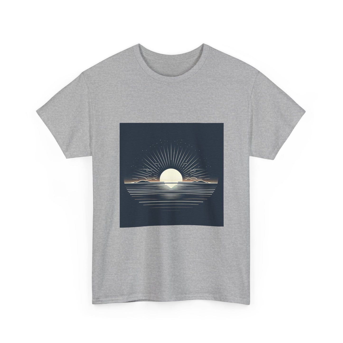 Rise and Shine: Horizon's Bold Vector Dawn T-Shirt