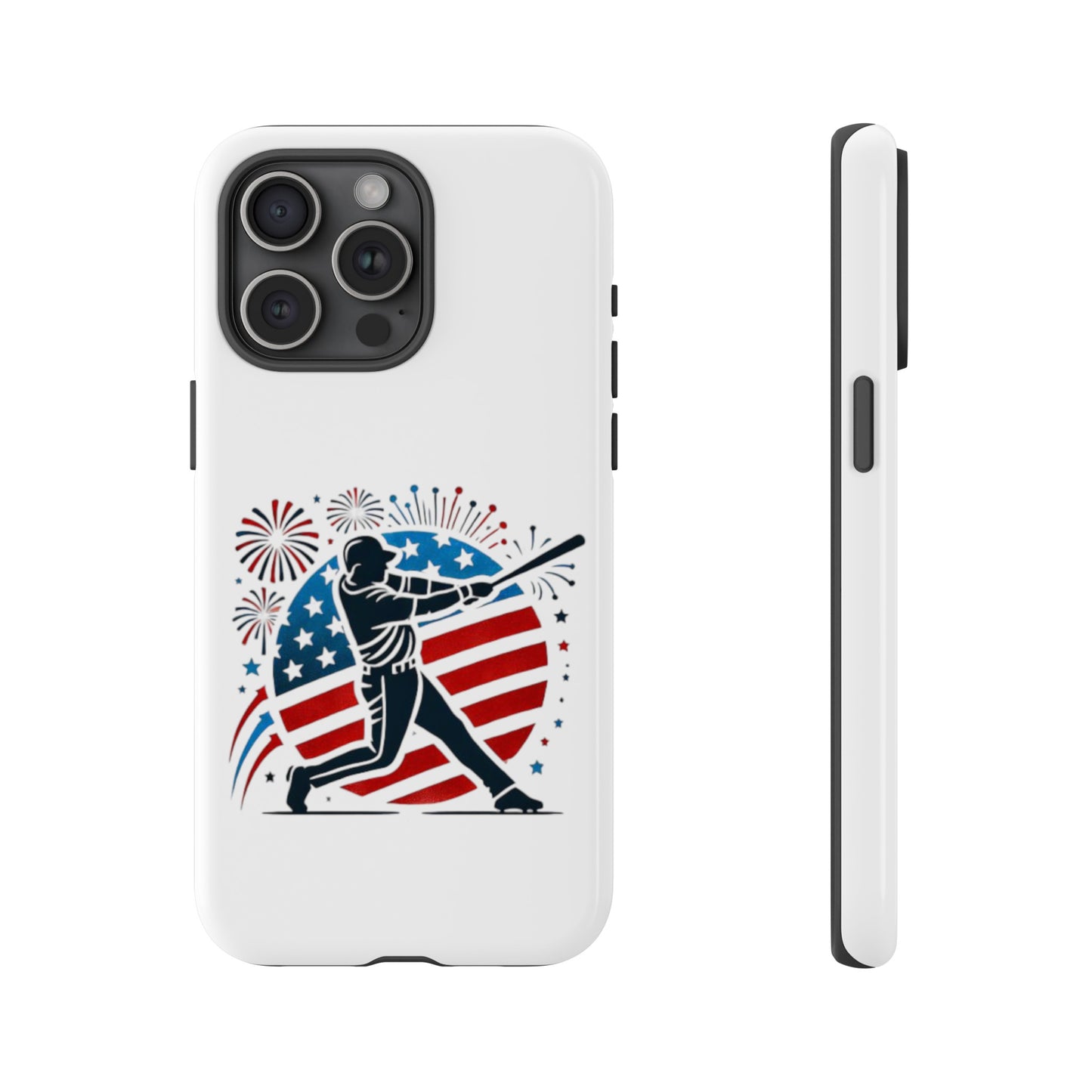 July 4th Baseball design Tough Cases
