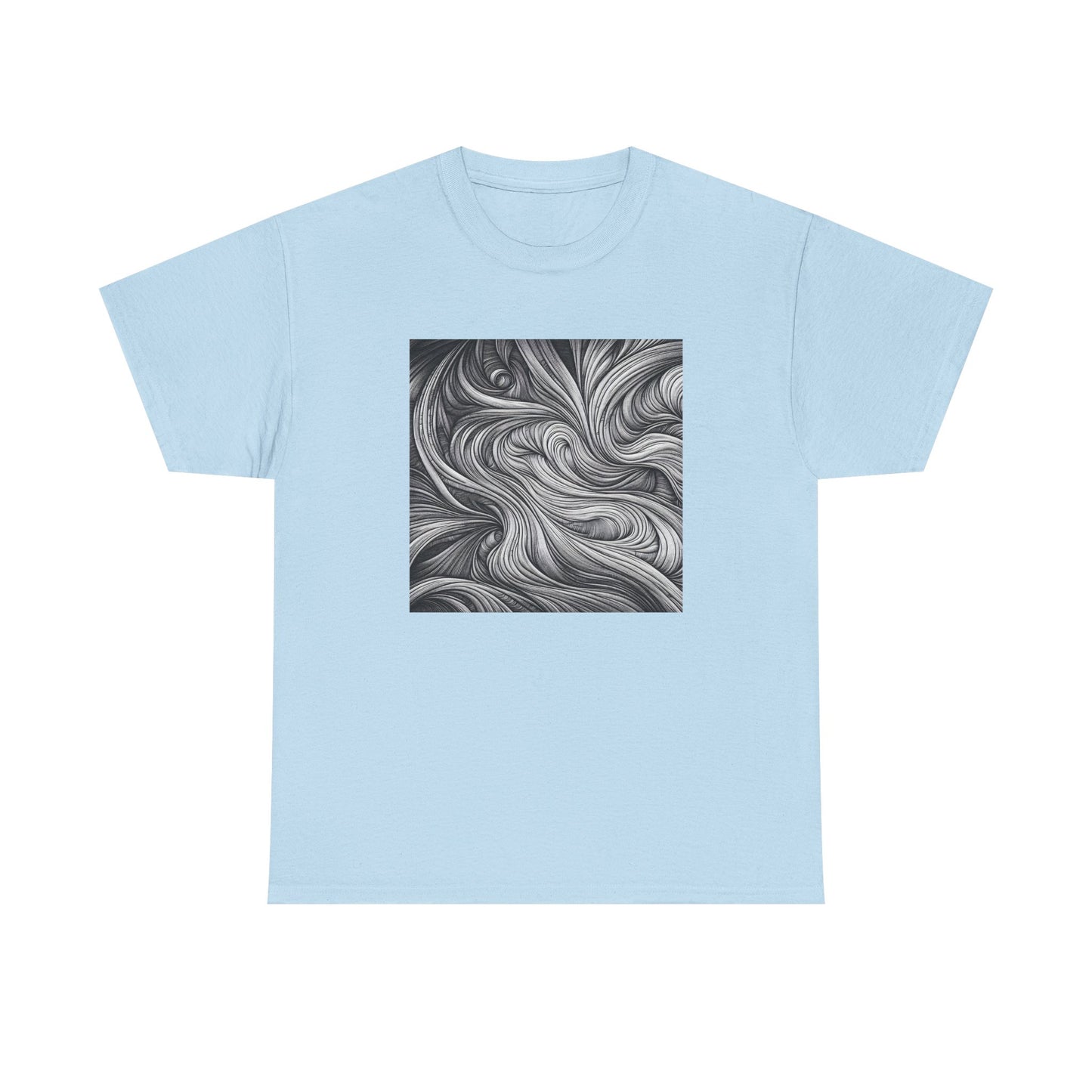 Flowing Lines: Art in Motion, Worn with Style T-Shirt