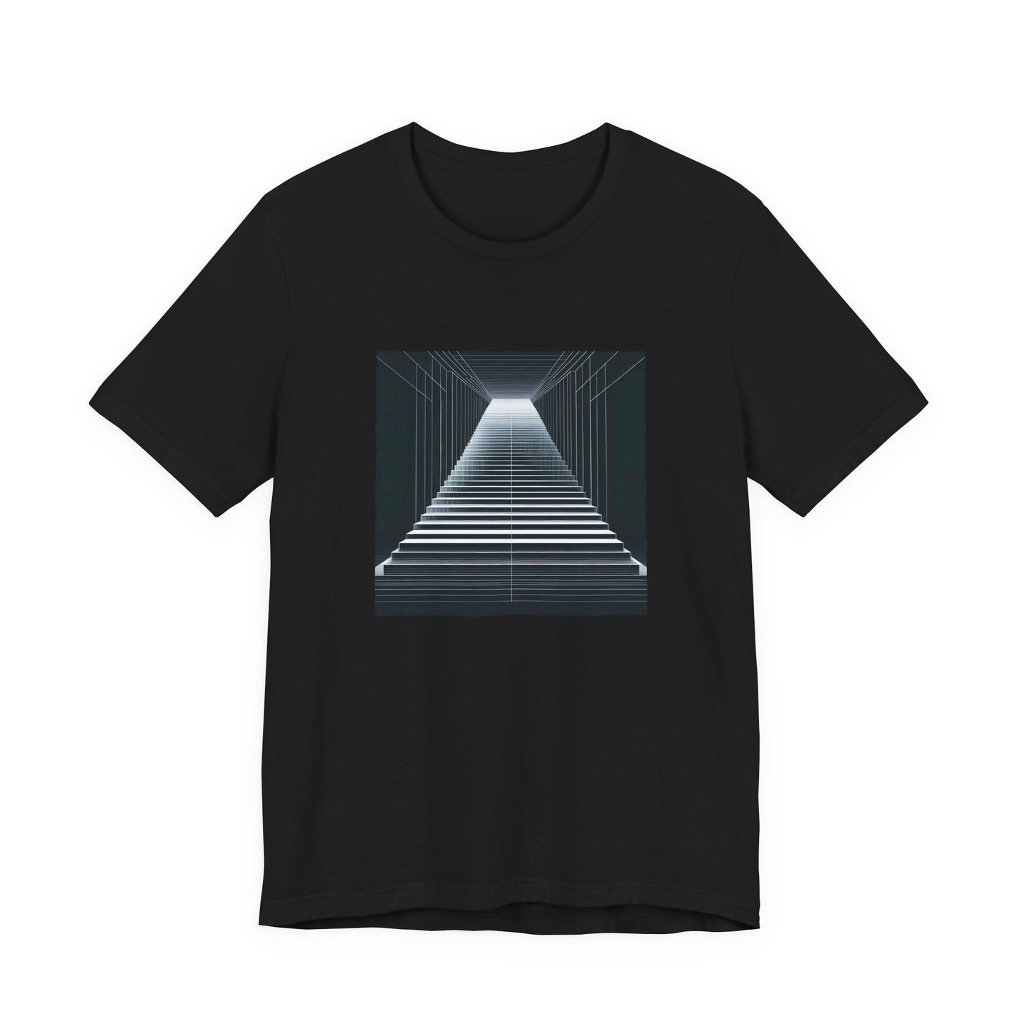 Steps into the Abyss: Vector Darkness Unveiled T-Shirt