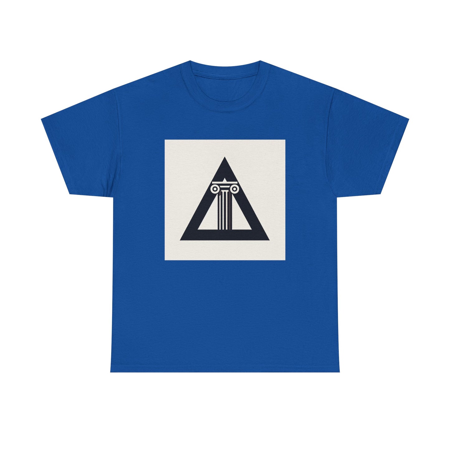 Timeless Pillars: Ancient Strength in Modern Frames T-Shirt