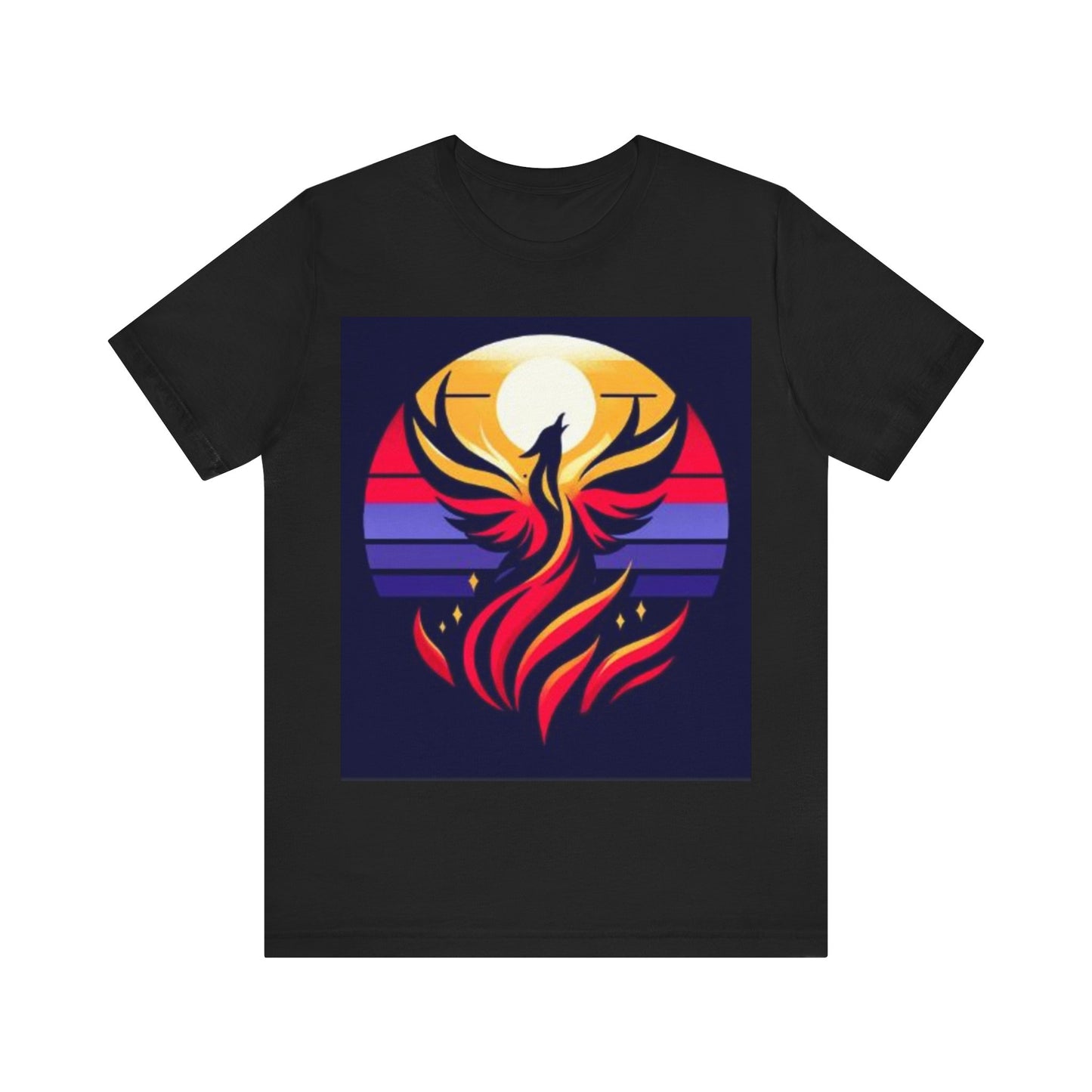 Rising Bird Art Design [Unisex Jersey Short Sleeve Tee]
