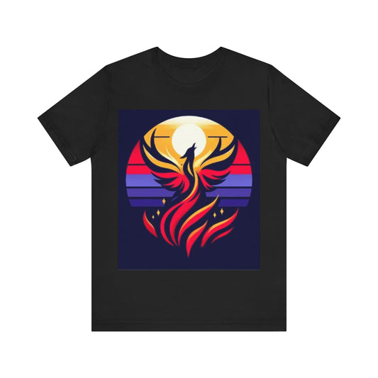 Rising Bird Art Design [Unisex Jersey Short Sleeve Tee]