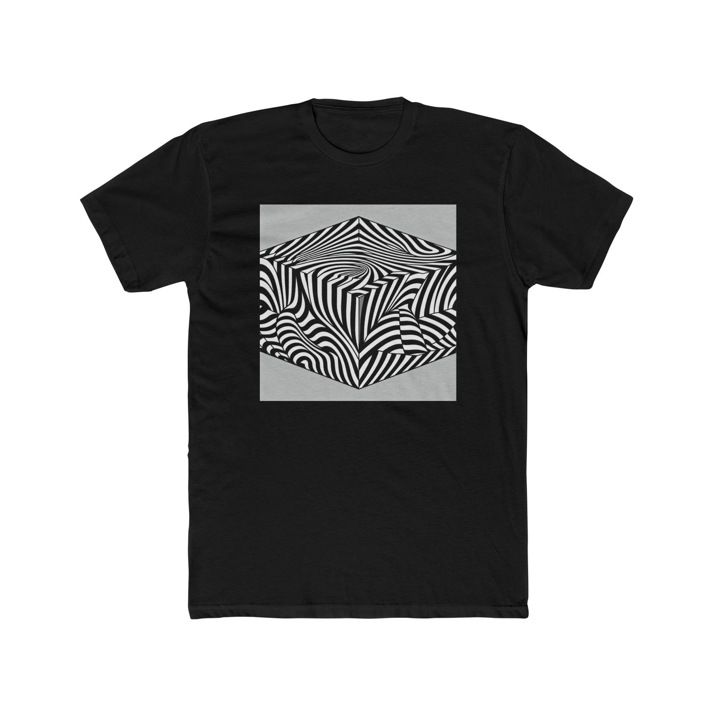 Mind-Bending Stripes: See Beyond the Lines T-Shirt