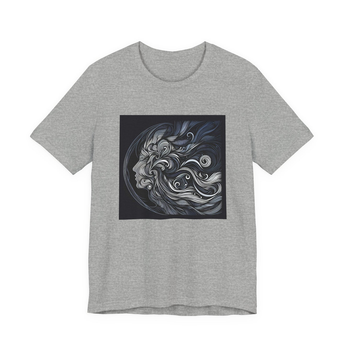 Flowing Lines: Wear Your Art in Motion T-Shirt