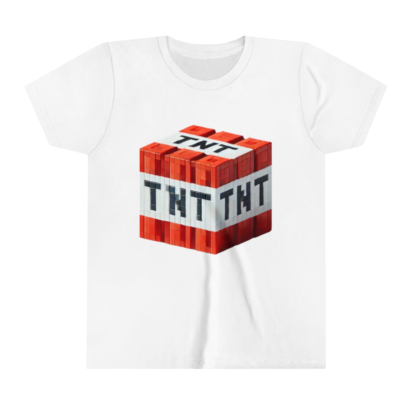 Minecraft TNT Design[Youth Short Sleeve Tee]