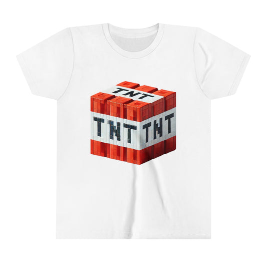 Minecraft TNT Design[Youth Short Sleeve Tee]