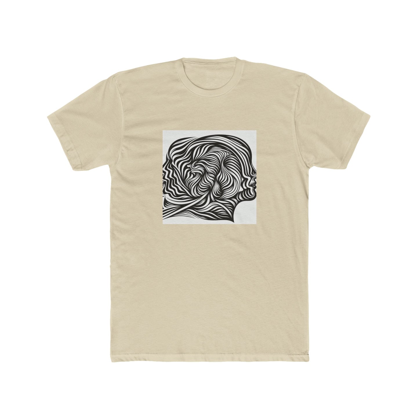 Lines in Motion: Illusionary Stripes T-Shirt Design T-Shirt