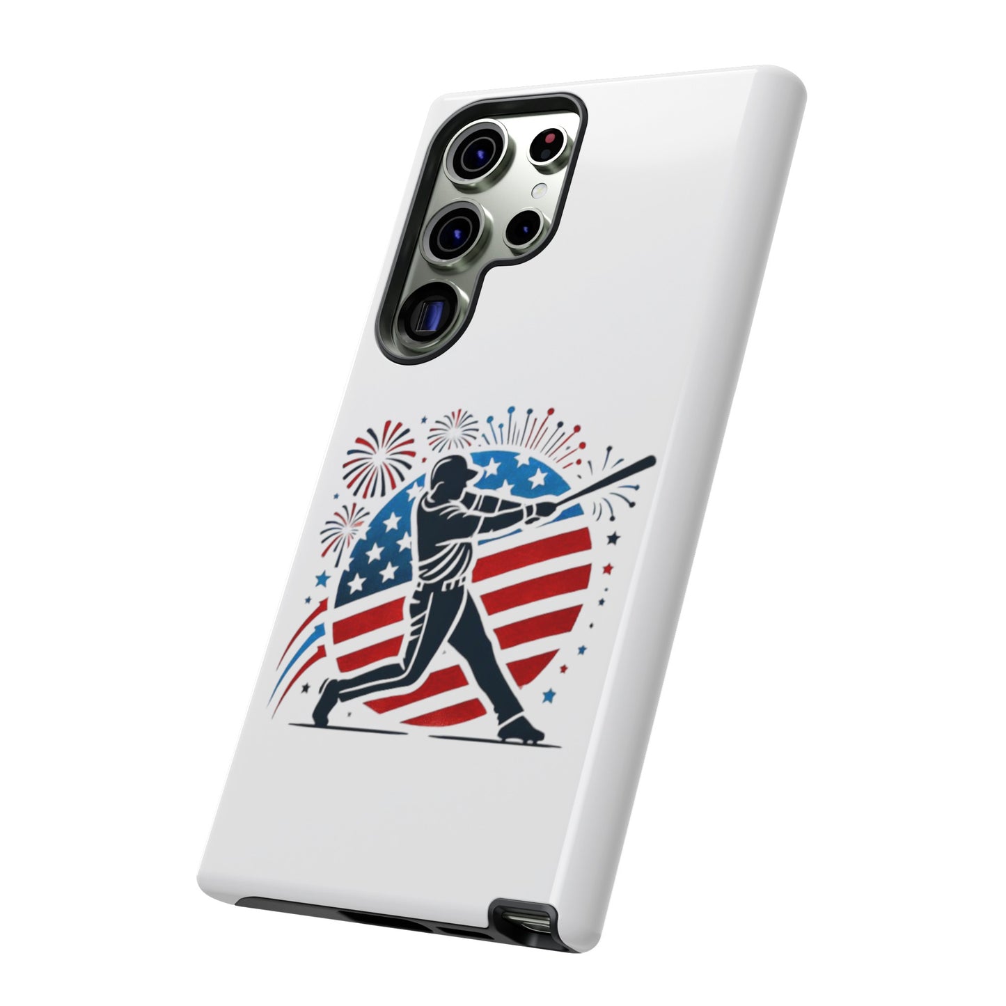 July 4th Baseball design Tough Cases