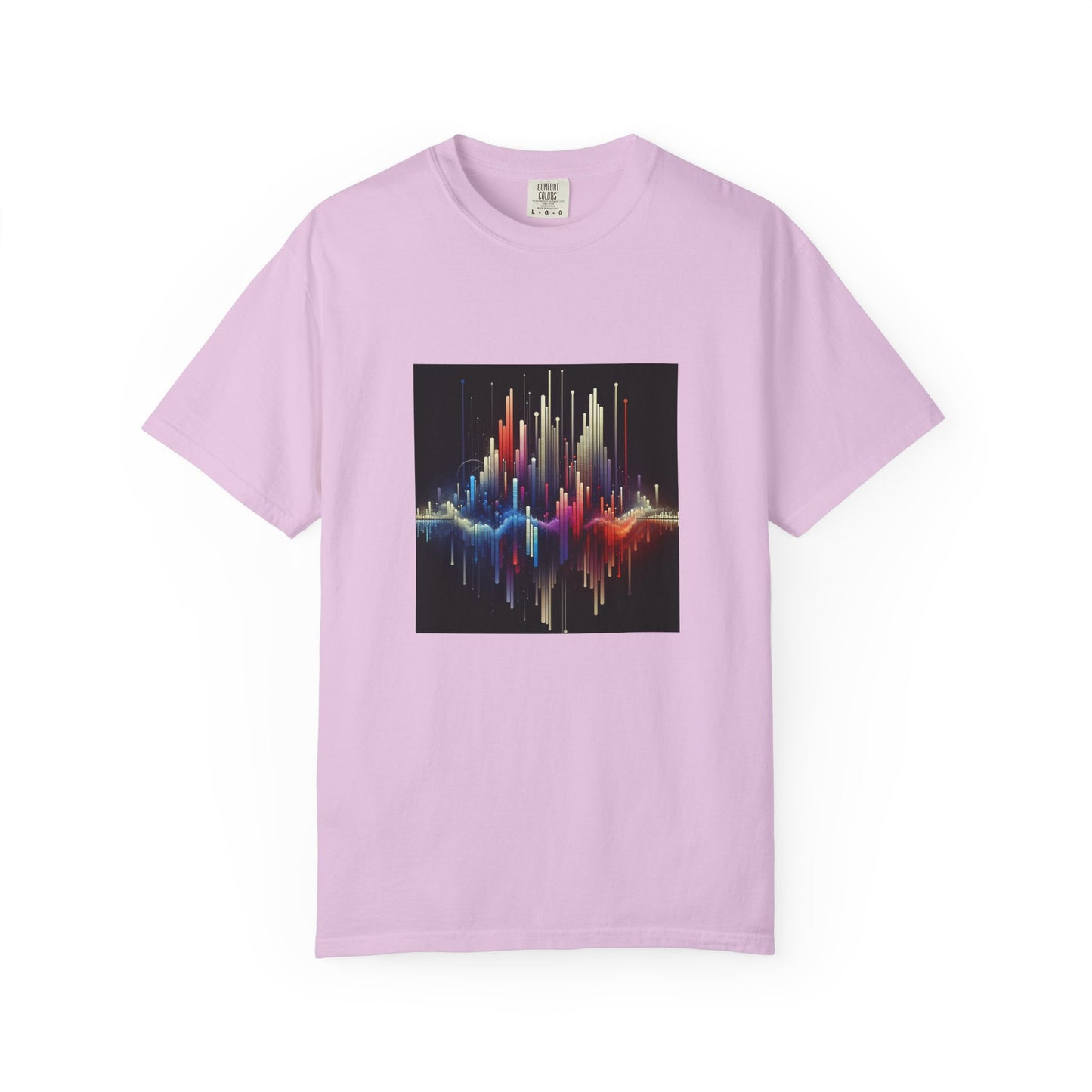 Symphonic Waves: Wearable Equalizer Art in Motion T-Shirt
