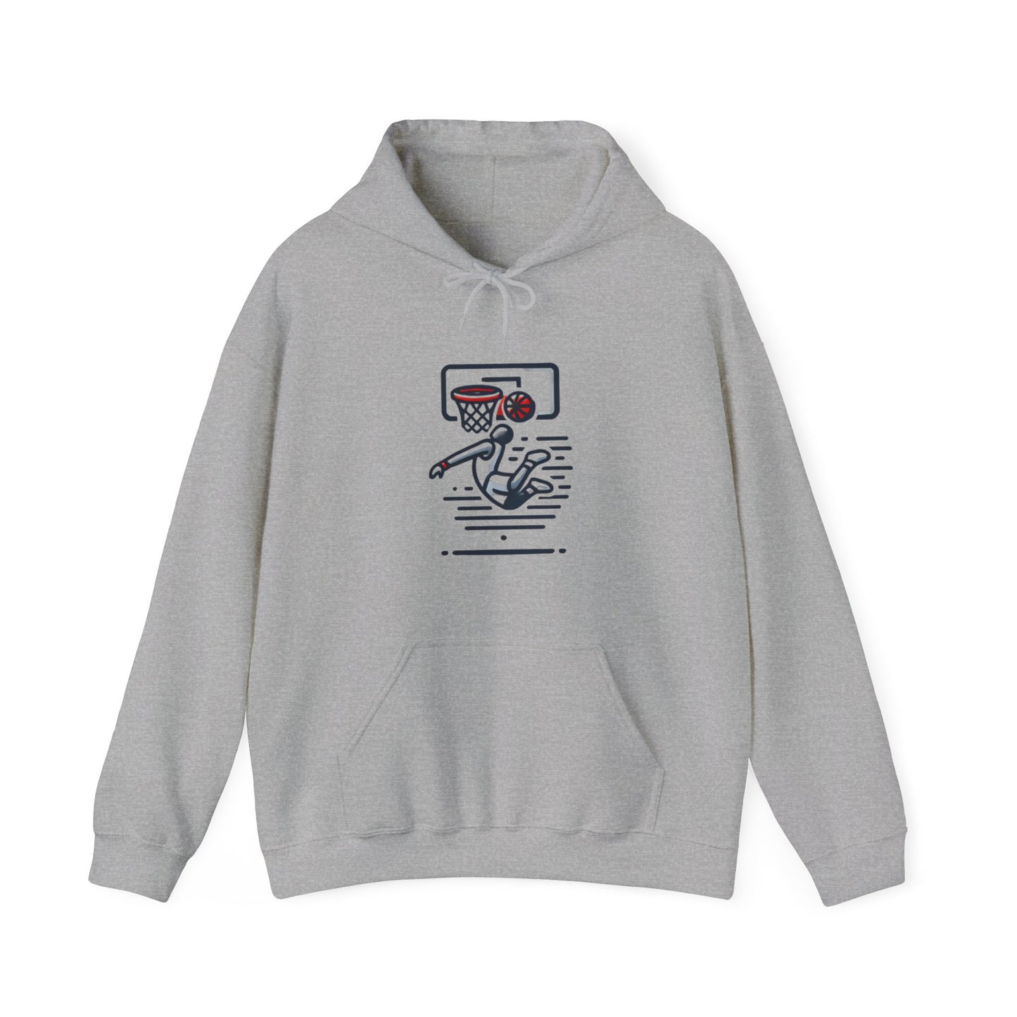 Basket Ball Design [Unisex Heavy Blend™ Hooded Sweatshirt]