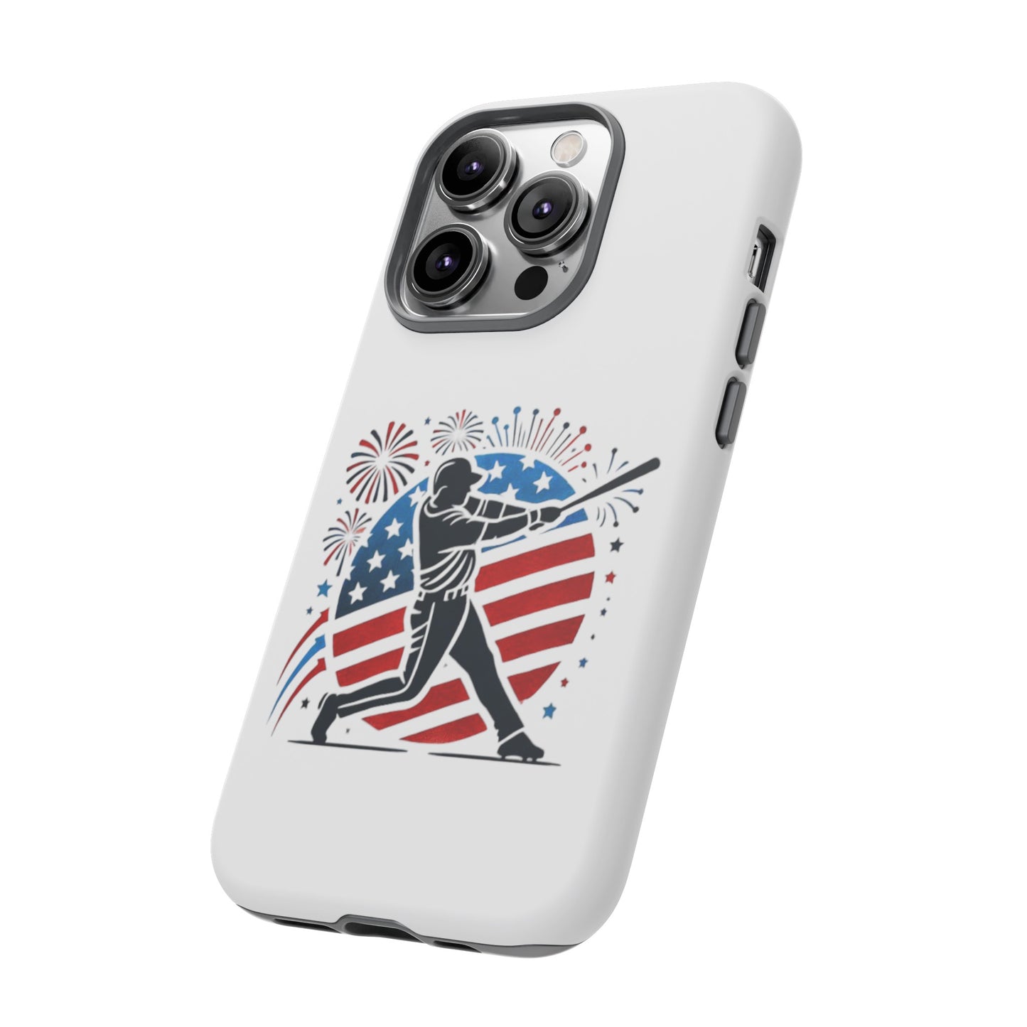 July 4th Baseball design Tough Cases