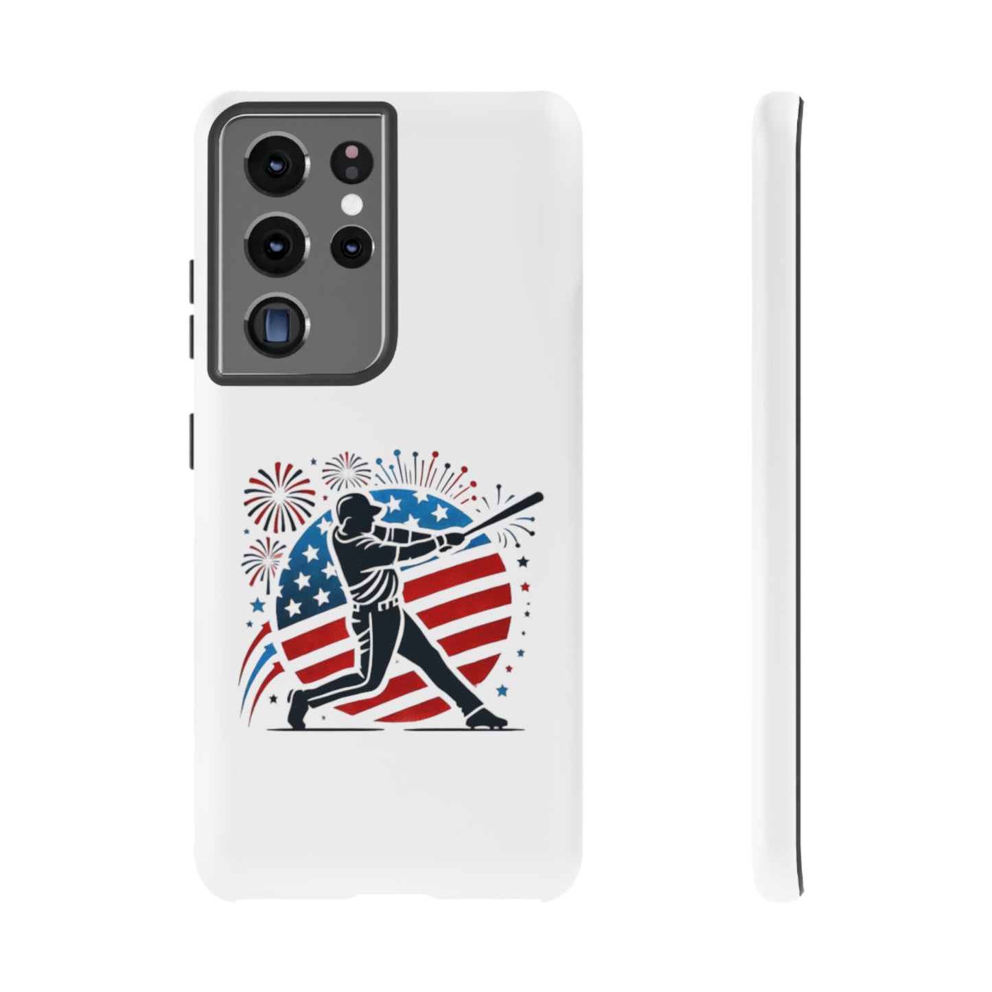July 4th Baseball design Tough Cases