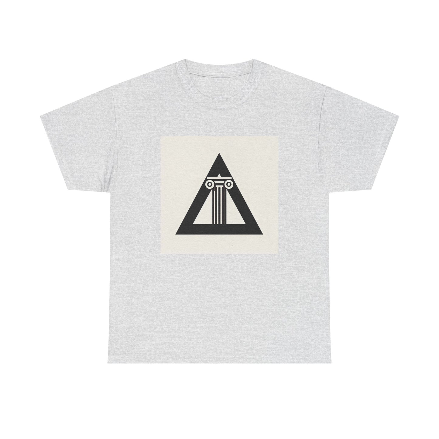 Timeless Pillars: Ancient Strength in Modern Frames T-Shirt